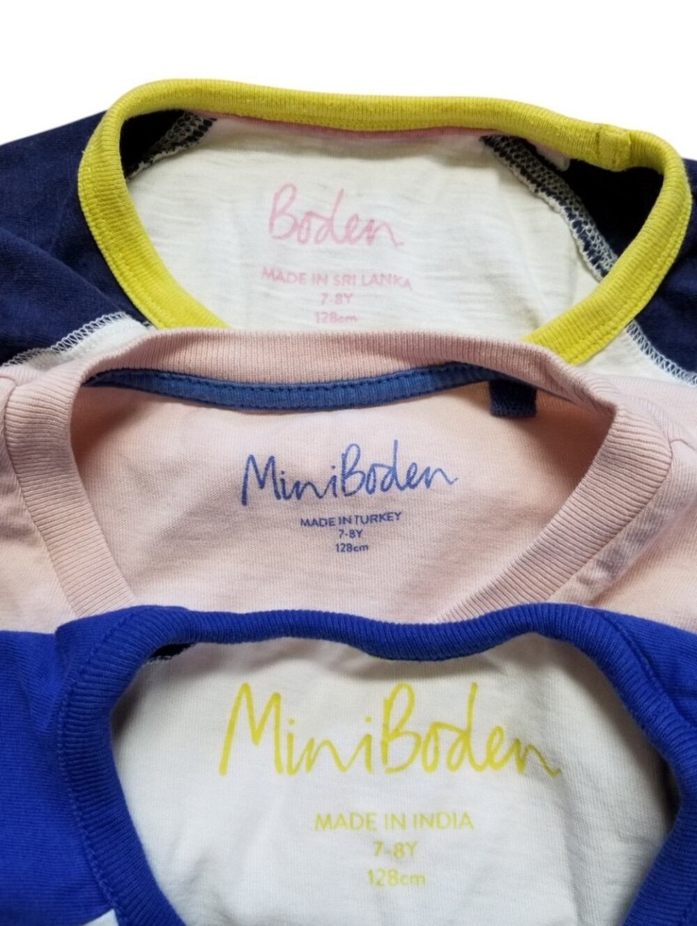 Boden Long-Sleeve Graphic Tees 7-8y - Picture 9 of 9